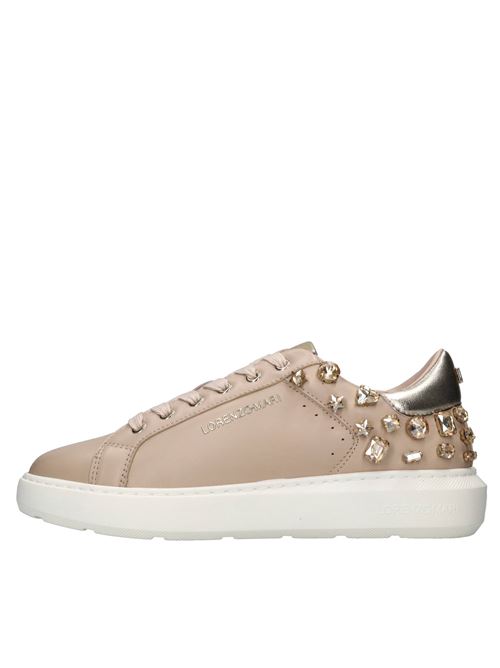 Sneakers in pelle LORENZO MARI | SIRIO LEATHERNUDE-PLATINO